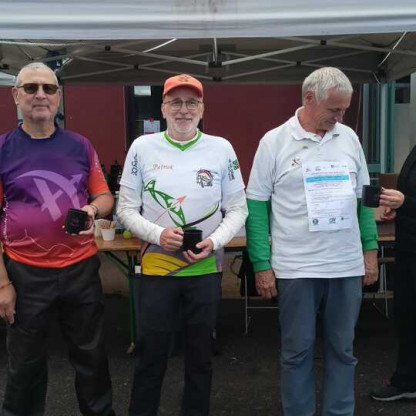 Championnats départementaux extérieur 2026 - Pascal à la 2ème place du championnat départemental de tir en campagne